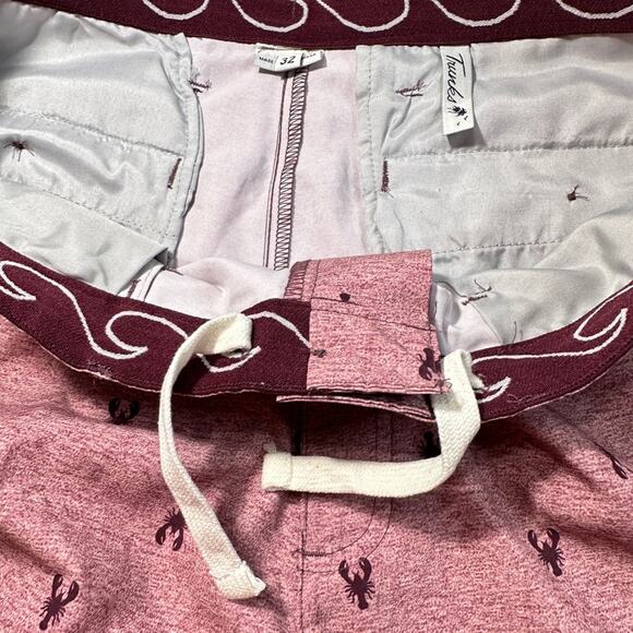 Trunks  red swim trunks size 32 crabs - Picture 9 of 10